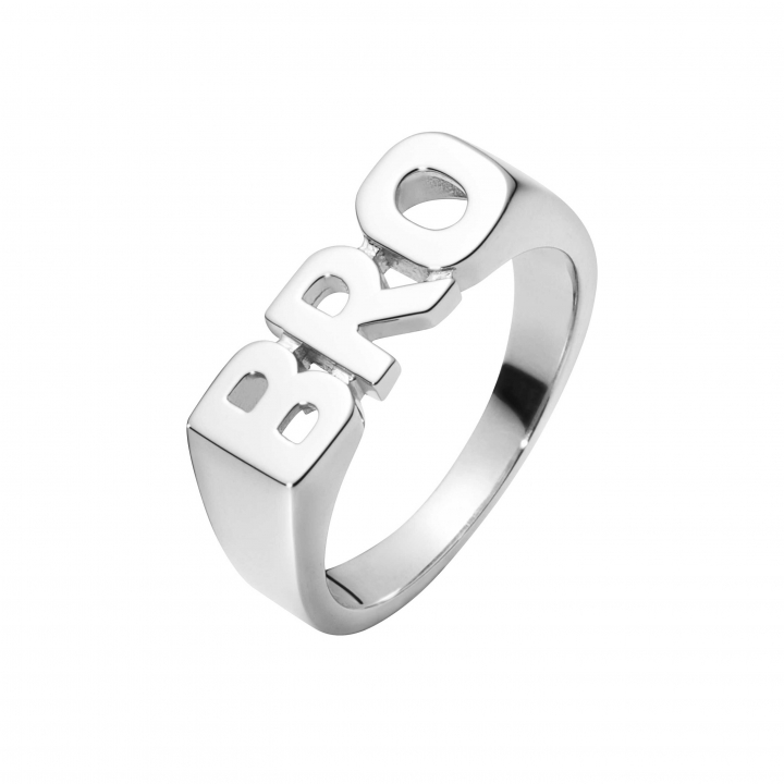 BRO Ring Silver i gruppen Ringe / Sølvringe hos SCANDINAVIAN JEWELRY DESIGN (500463AG)