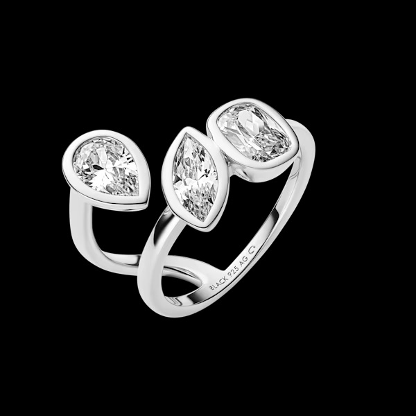 You & Me Baby Ring Silver i gruppen Ringe / Sølvringe hos SCANDINAVIAN JEWELRY DESIGN (500490AG)