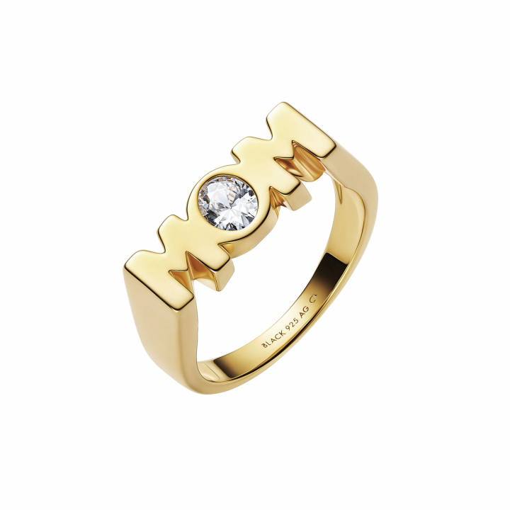 Mom Royal Ring Gold i gruppen Ringe / Guldringe hos SCANDINAVIAN JEWELRY DESIGN (500494YG)