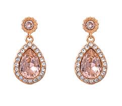 Miss Amy earrings - Vintage rose i gruppen Øreringe / Guldøreringe hos SCANDINAVIAN JEWELRY DESIGN (61002)