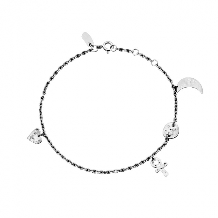 Tullia Armbånd Sølv i gruppen Armbånd / Sølvarmbånd hos SCANDINAVIAN JEWELRY DESIGN (8612C)