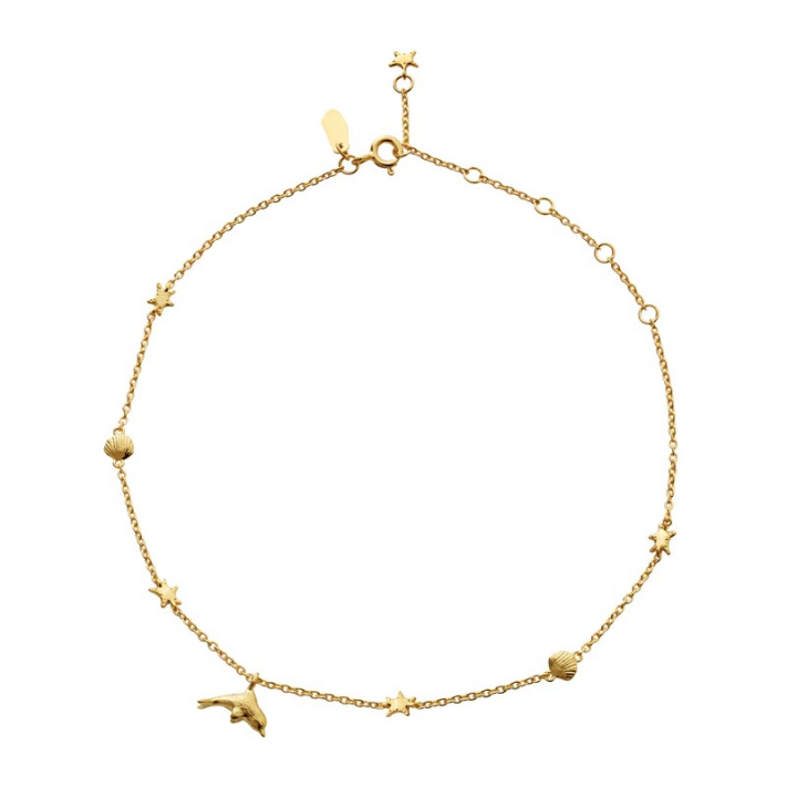 LILO Anklet Gold i gruppen Tilbehør / Anklet hos SCANDINAVIAN JEWELRY DESIGN (8627A)