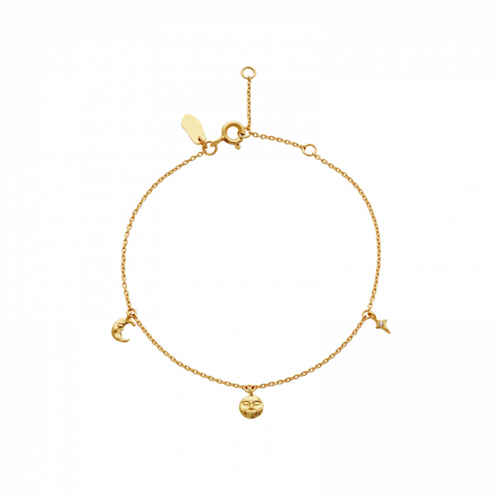 Lysander Bracelet Gold i gruppen Armbånd / Guldarmbånd hos SCANDINAVIAN JEWELRY DESIGN (8691A)