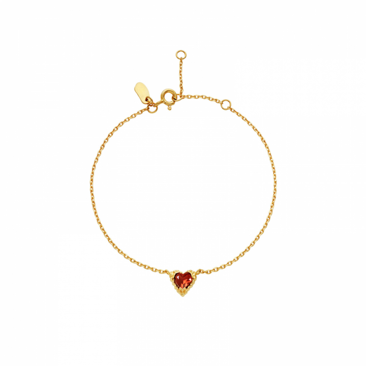 Amore Bracelet Gold i gruppen Armbånd / Guldarmbånd hos SCANDINAVIAN JEWELRY DESIGN (8693A)