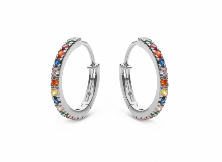 Nubia Big Ørering Sølv i gruppen Øreringe hos SCANDINAVIAN JEWELRY DESIGN (9346C)