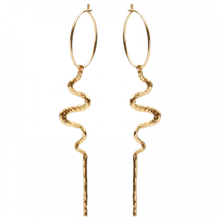 Mia Creol Guld i gruppen Øreringe / Guldøreringe hos SCANDINAVIAN JEWELRY DESIGN (9372A)