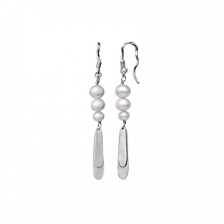 Smilla Ørering Sølv i gruppen Øreringe / Perleøreringe hos SCANDINAVIAN JEWELRY DESIGN (9808c)