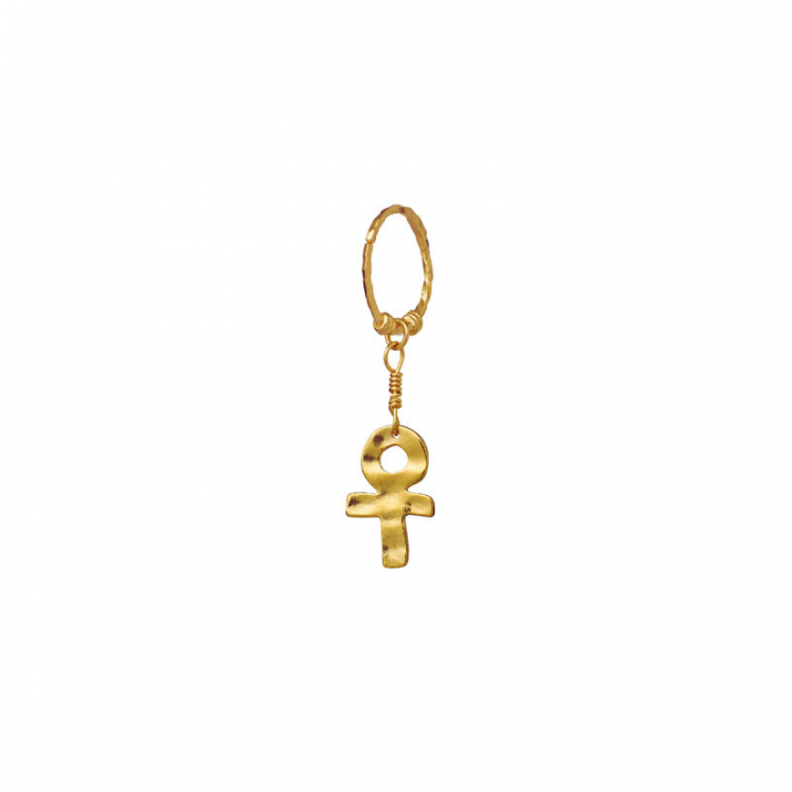 Medea Single Ørering Guld i gruppen Øreringe / Guldøreringe hos SCANDINAVIAN JEWELRY DESIGN (9839A)