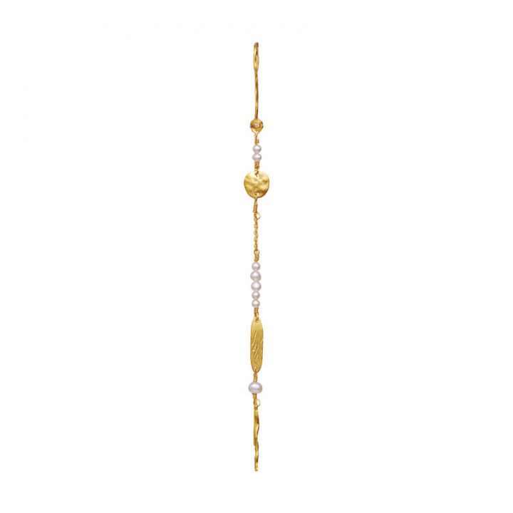 Aquila Single Ørering Guld i gruppen Øreringe / Guldøreringe hos SCANDINAVIAN JEWELRY DESIGN (9845A)