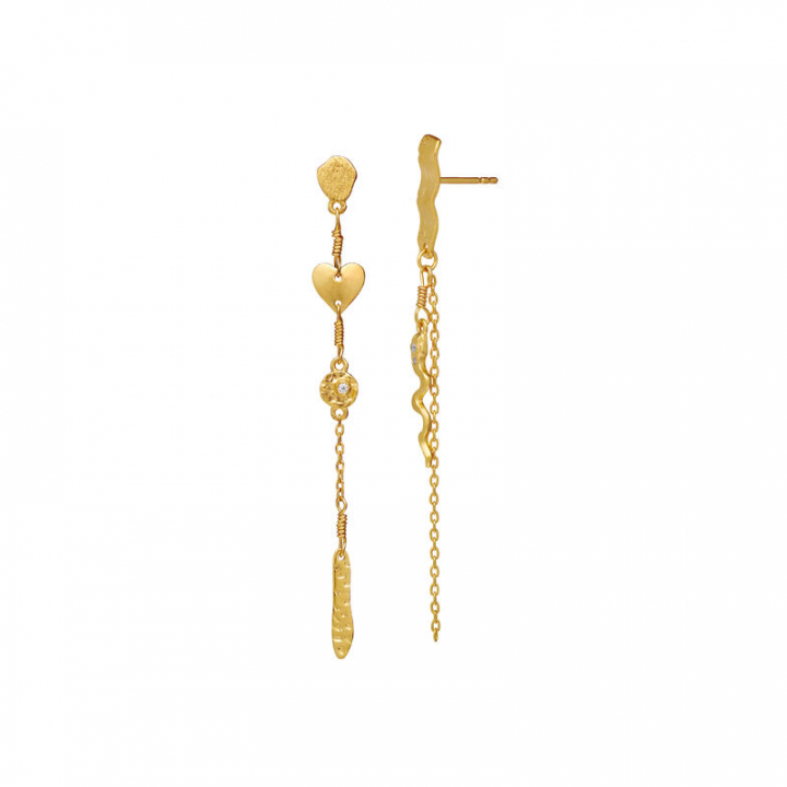 Delfine Ørering Guld i gruppen Øreringe / Guldøreringe hos SCANDINAVIAN JEWELRY DESIGN (9847A)
