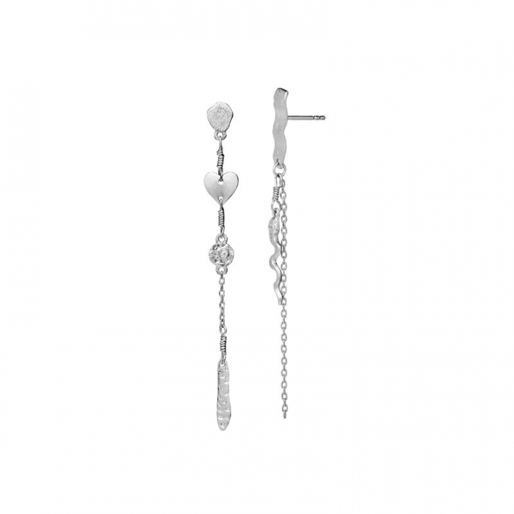 Delfine Ørering Sølv i gruppen Øreringe hos SCANDINAVIAN JEWELRY DESIGN (9847C)