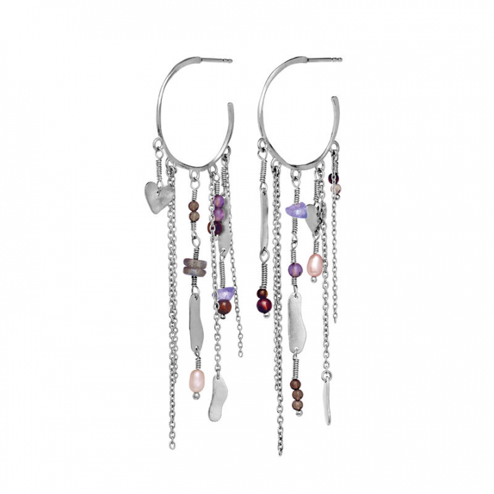 Galathea Ørering Sølv i gruppen Øreringe / Sølvøreringe hos SCANDINAVIAN JEWELRY DESIGN (9858C)