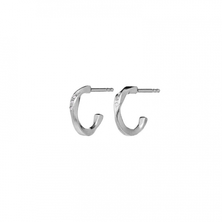 Echo Petite Ørering Sølv i gruppen Øreringe hos SCANDINAVIAN JEWELRY DESIGN (9861C)