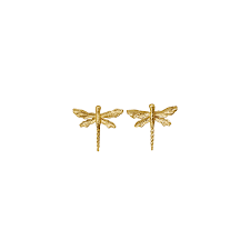 ADELINA Earrings Gold i gruppen Øreringe / Guldøreringe hos SCANDINAVIAN JEWELRY DESIGN (9910A)