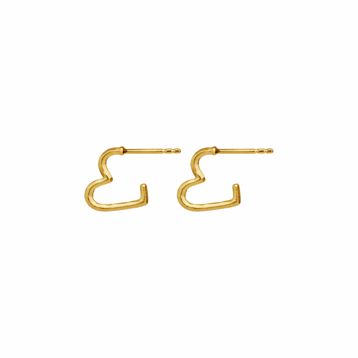 Laia Petite Earrings Gold i gruppen Øreringe / Guldøreringe hos SCANDINAVIAN JEWELRY DESIGN (9963A)