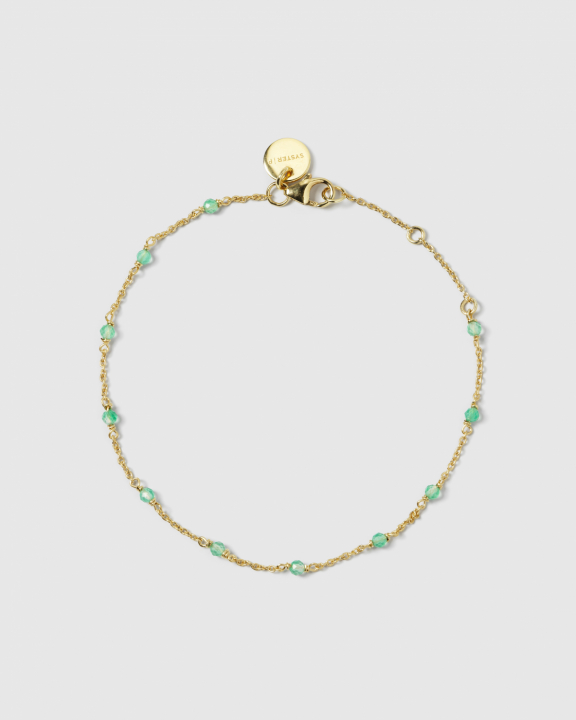 Santa Monica Bracelet Gold i gruppen Armbånd / Guldarmbånd hos SCANDINAVIAN JEWELRY DESIGN (BG1253GO)