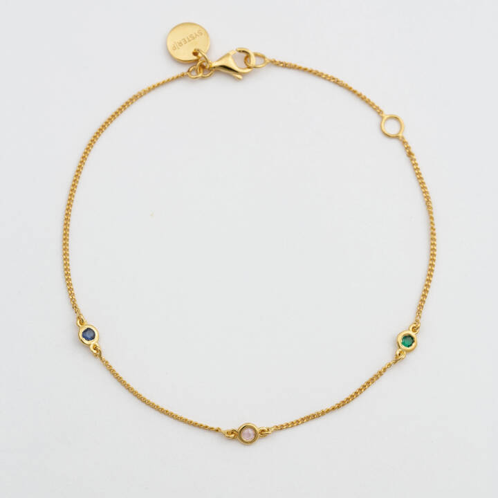 Treasure Shimmer Bracelet Gold i gruppen Armbånd / Guldarmbånd hos SCANDINAVIAN JEWELRY DESIGN (BG1257MU)