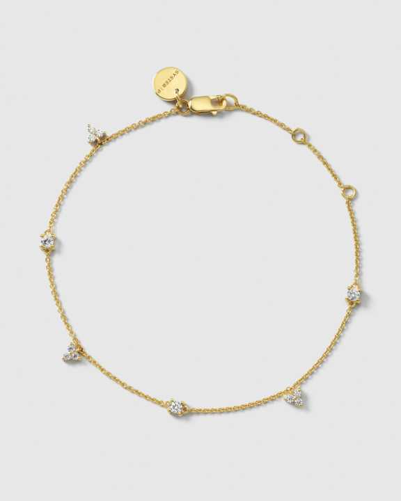 Celestia Bracelet Gold i gruppen Armbånd / Guldarmbånd hos SCANDINAVIAN JEWELRY DESIGN (BG1287)