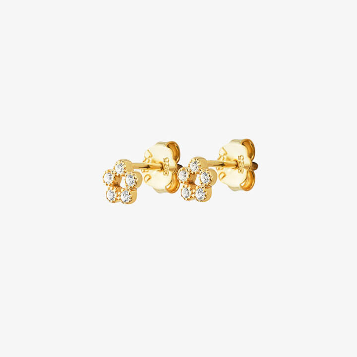 Bliss studs/Ørering Guld i gruppen Øreringe / Diamantøreringe hos SCANDINAVIAN JEWELRY DESIGN (BLS-E1S00D-G)