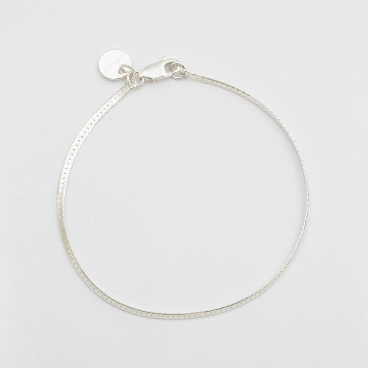 Herringbone Bracelet Sølv i gruppen Armbånd / Sølvarmbånd hos SCANDINAVIAN JEWELRY DESIGN (BS1221)