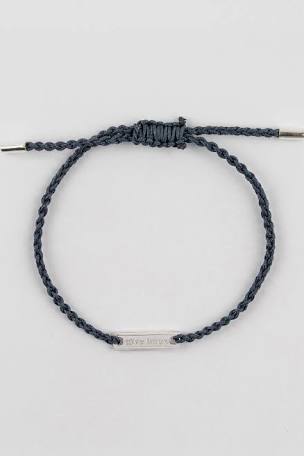 Give Hope svart i gruppen Armbånd / Sølvarmbånd hos SCANDINAVIAN JEWELRY DESIGN (BS1250ONA)