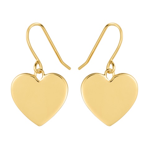 Product Image for SOPHIE by SOPHIE Heart Hook Ørering (guld)