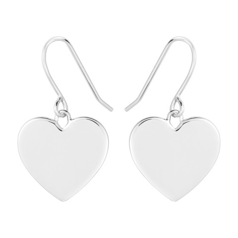 Heart Hook Ørering (Sølv) i gruppen Øreringe / Sølvøreringe hos SCANDINAVIAN JEWELRY DESIGN (E2102RHS0-OS)