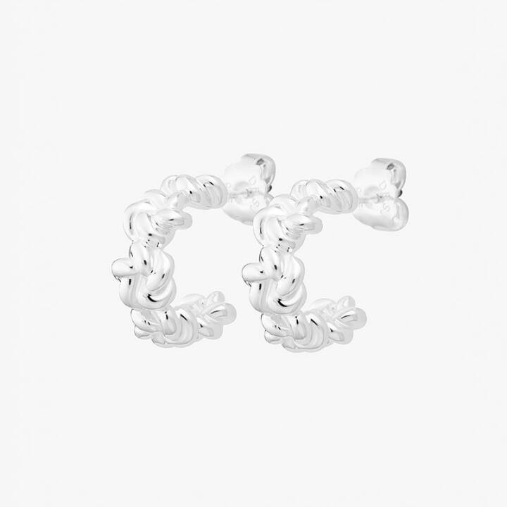 Empower hoops i gruppen Øreringe / Sølvøreringe hos SCANDINAVIAN JEWELRY DESIGN (EPR-E2S000-S)