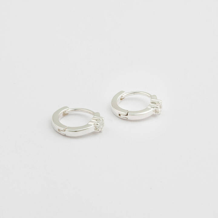 Mini Princess Hoops Sølv i gruppen Øreringe hos SCANDINAVIAN JEWELRY DESIGN (ES1157)