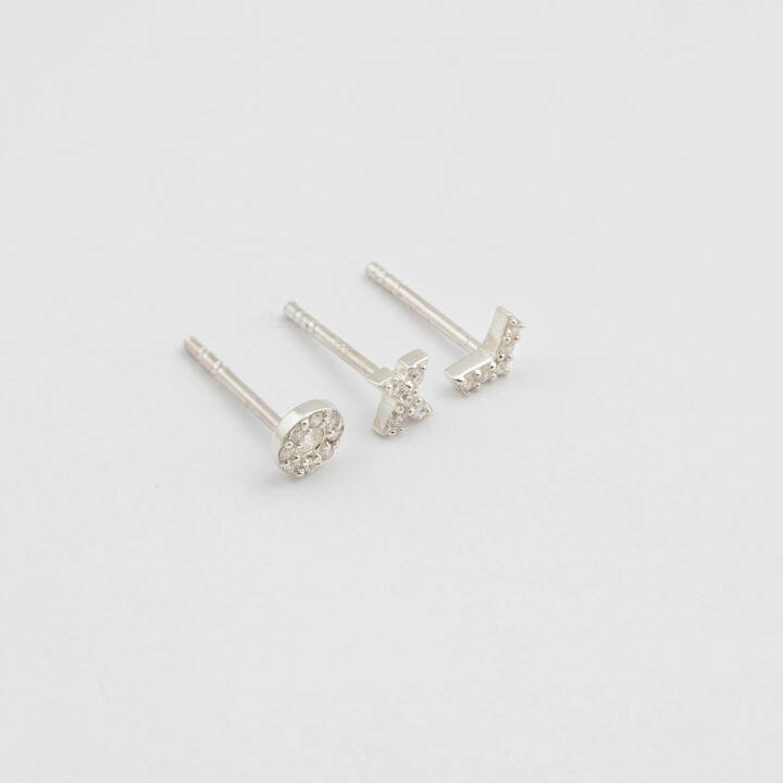 Mini Ørering Collection Hugs and Kisses Sølv i gruppen Øreringe / Sølvøreringe hos SCANDINAVIAN JEWELRY DESIGN (ES1204)