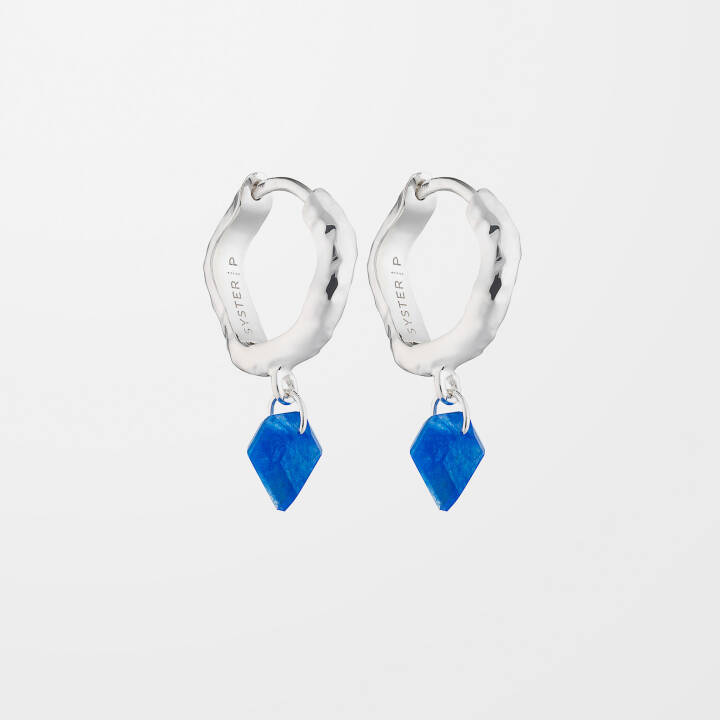 Product Image for SYSTER P Diamona Blue Quartz Ørering Sølv