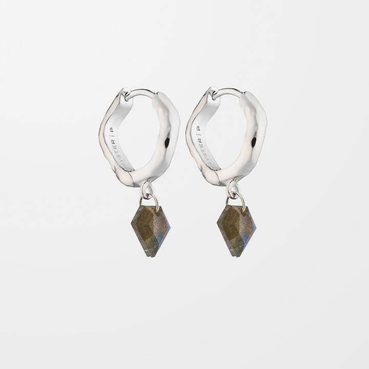 Product Image for SYSTER P DiamonaGreen Quartz Ørering Sølv