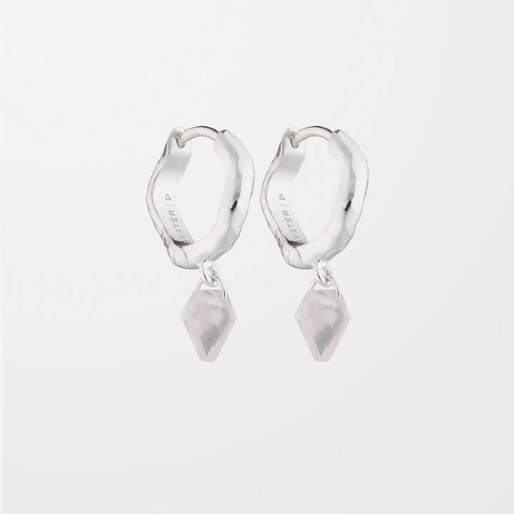 Product Image for SYSTER P Diamona Rose Quartz Ørering Sølv