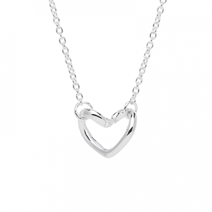 Love Vibe Necklace Silver i gruppen Halskæde / Sølvhalskæde hos SCANDINAVIAN JEWELRY DESIGN (LVE-N14M452-S)