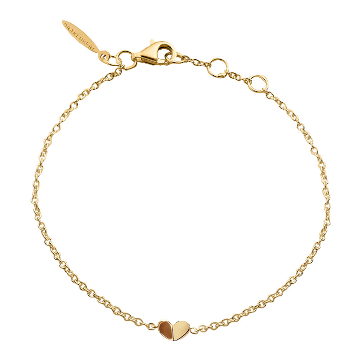 Mi Amor brace gold i gruppen Armbånd / Guldarmbånd hos SCANDINAVIAN JEWELRY DESIGN (MAR-B1M181-G)