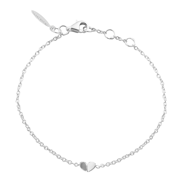 Mi Amor brace silver i gruppen Armbånd / Sølvarmbånd hos SCANDINAVIAN JEWELRY DESIGN (MAR-B1M181-S)