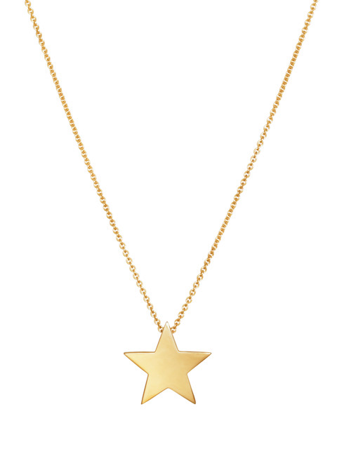 Star Large Halskæde (guld) 42 cm i gruppen Halskæde / Guldhalskæde hos SCANDINAVIAN JEWELRY DESIGN (N2104GPS0-OS)