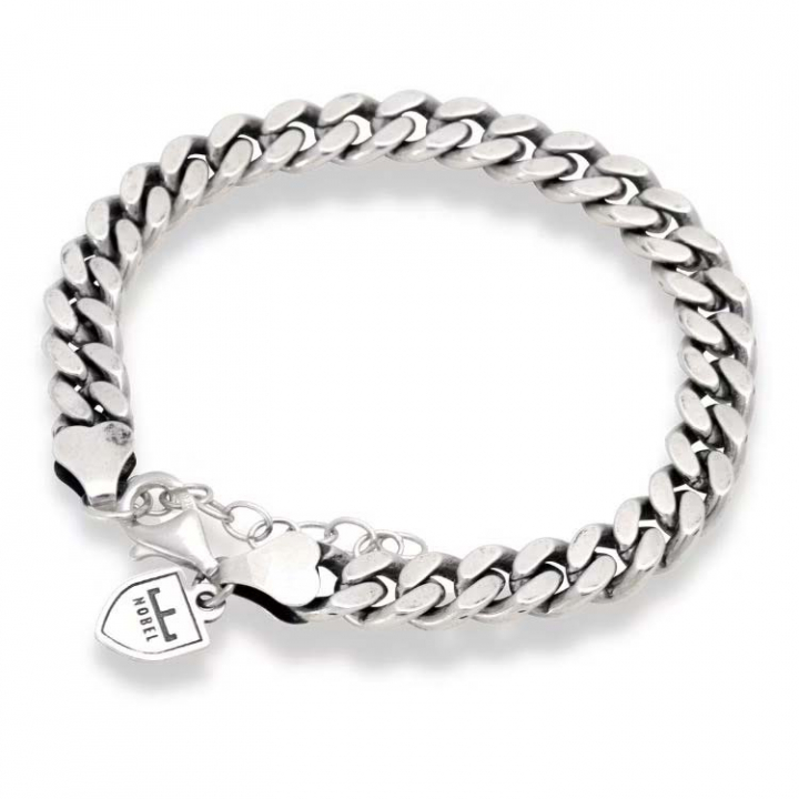 SølvArmbånd pansar 19,5+3cm i gruppen Armbånd / Sølvarmbånd hos SCANDINAVIAN JEWELRY DESIGN (NB19014)