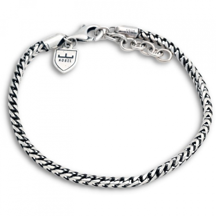 SilverBracelet Rävsvanslänk 19,5+3cm i gruppen Armbånd / Sølvarmbånd hos SCANDINAVIAN JEWELRY DESIGN (NB19033)