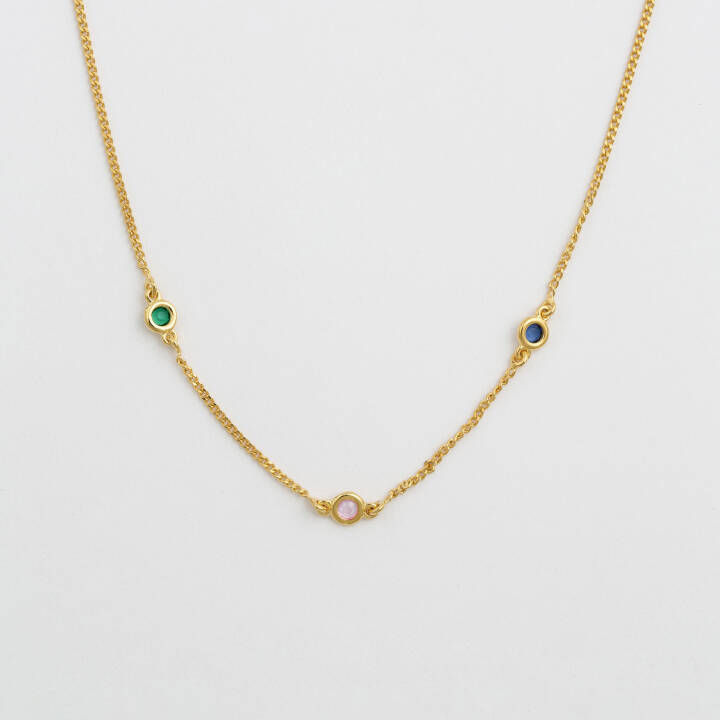 Treasure Shimmer Halskæde Gold i gruppen Halskæde / Guldhalskæde hos SCANDINAVIAN JEWELRY DESIGN (NG1355MU)