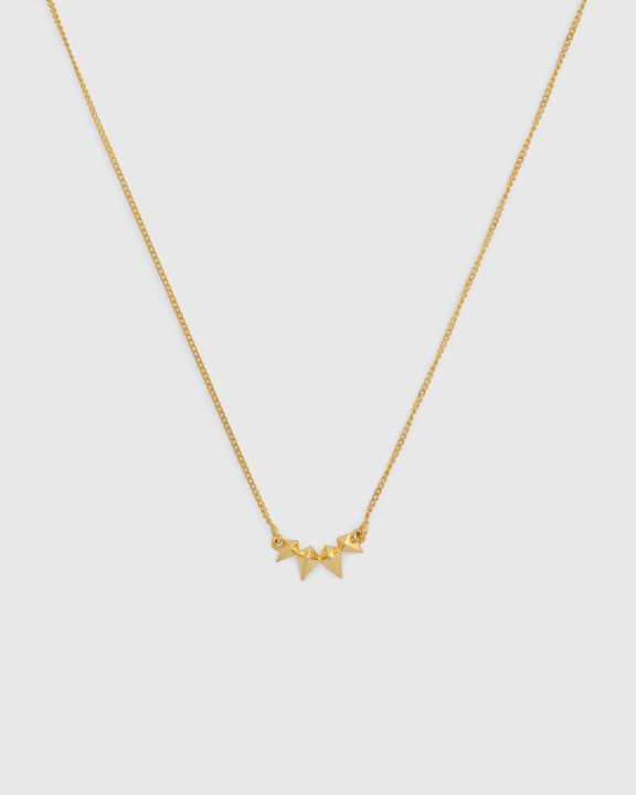 Uma Spike Halskæde Guld i gruppen Halskæde / Guldhalskæde hos SCANDINAVIAN JEWELRY DESIGN (NG1385)