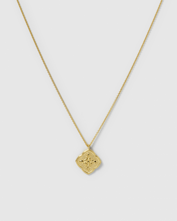 Luna Necklace Gold i gruppen Halskæde / Guldhalskæde hos SCANDINAVIAN JEWELRY DESIGN (NG1415)