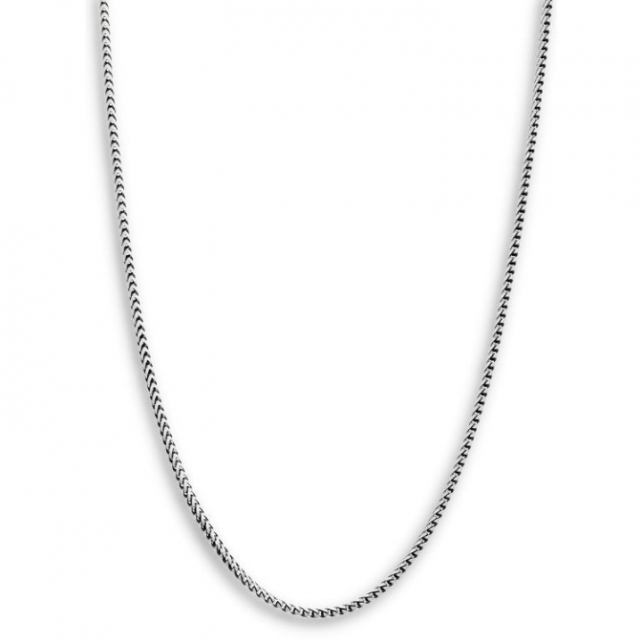 SilverNecklace Rävsvanslänk 50+5cm i gruppen Halskæde / Sølvhalskæde hos SCANDINAVIAN JEWELRY DESIGN (NN29014)