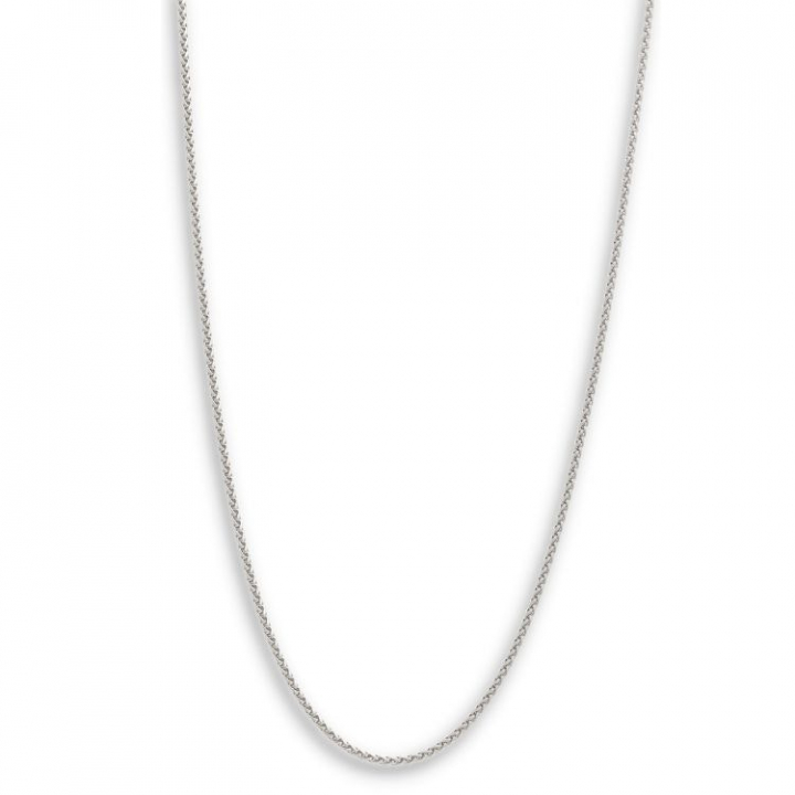 SilverNecklace Flätat 50+5cm i gruppen Halskæde / Sølvhalskæde hos SCANDINAVIAN JEWELRY DESIGN (NN29018)