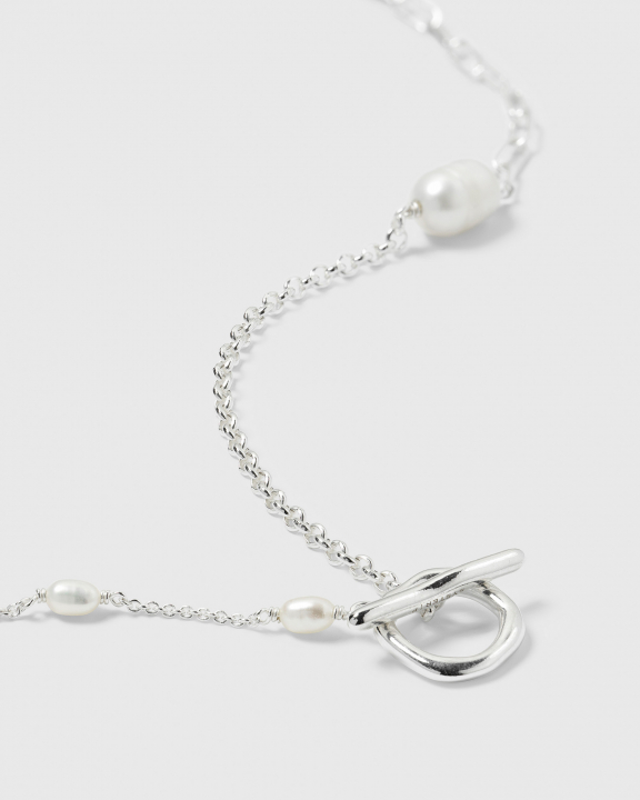 Paxton Short Necklace Silver i gruppen Halskæde / Sølvhalskæde hos SCANDINAVIAN JEWELRY DESIGN (NS1398)