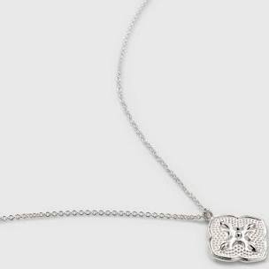 Luna Necklace Silver i gruppen Halskæde / Sølvhalskæde hos SCANDINAVIAN JEWELRY DESIGN (NS1415)