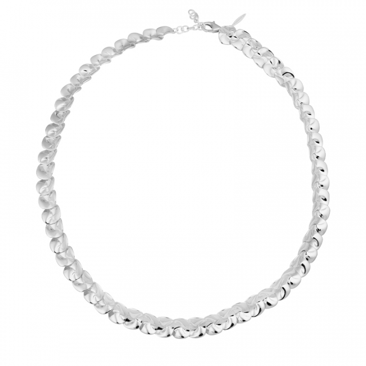 Pacific collier Sølv i gruppen Halskæde / Sølvhalskæde hos SCANDINAVIAN JEWELRY DESIGN (PCC-N3XS450-S)