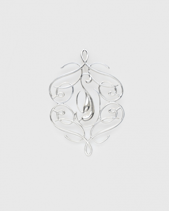 Ophelia Brooch Silver i gruppen Halskæde / Sølvhalskæde hos SCANDINAVIAN JEWELRY DESIGN (PS1001)
