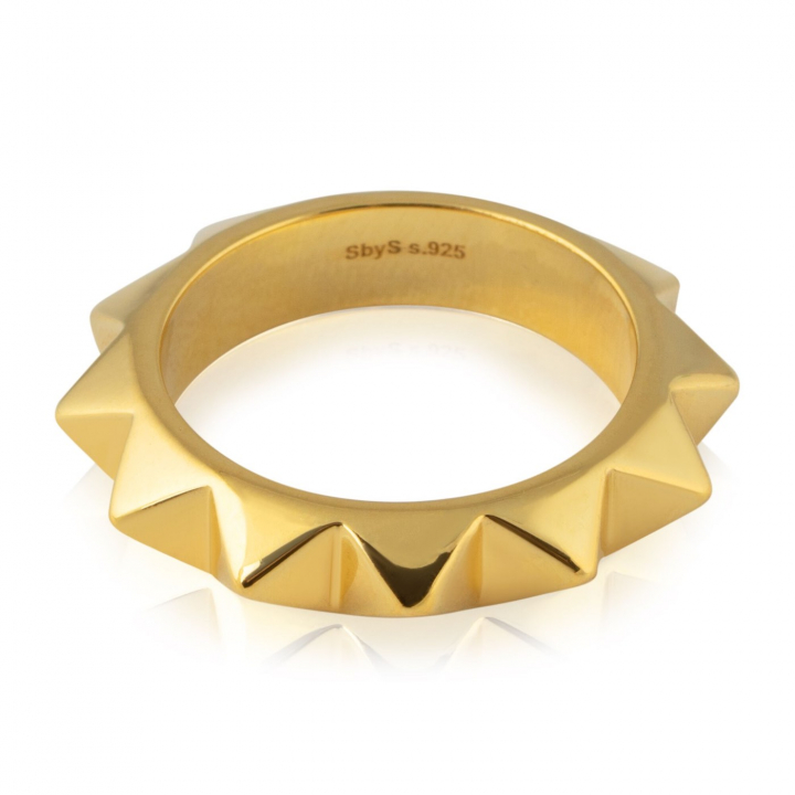 Pyramid Ring (guld) i gruppen Ringe hos SCANDINAVIAN JEWELRY DESIGN (R1952GPS0)