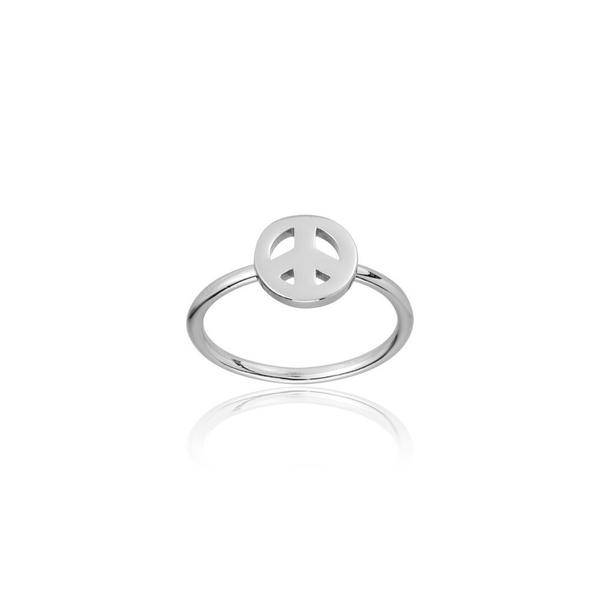 Peace Ring (Sølv) i gruppen Ringe hos SCANDINAVIAN JEWELRY DESIGN (R2101RHS0)